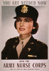 Join The Army Nurse Corps. 1943 Recruiting Poster For U.S. Army Nurses. History - Item # VAREVCHISL015EC231