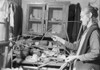 Elderly Woman Spinning Yarn In Her Cabin Near Gatlinburg History - Item # VAREVCHISL040EC452