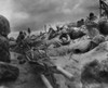 U.S. Marines Take Cover From Japanese Fire Behind A Sea Wall On Red Beach #3 History - Item # VAREVCHISL036EC551