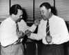 Joe Louis And Max Schmeling Mock Box With Each Other While Wearing White Shirts And Ties History - Item # VAREVCHISL019EC206