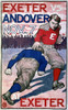 Football. A Prep School Football Player Faces A Tackle As He Runs For The End Zone History - Item # VAREVCHCDLCGAEC748