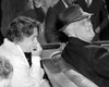 President Franklin And Eleanor Roosevelt During An Informal Press Conference At Warms Springs History - Item # VAREVCCSUA000CS036
