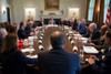 President Obama Meets With U.S. Intelligence Officials In The Cabinet Room Of The White House. April 17 History - Item # VAREVCHISL040EC295