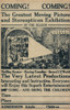 Broadside Advertising A Motion Picture Show Text Reads 'Coming Coming The Greatest Moving Picture And Stereopticon Exhibition Of The Season History - Item # VAREVCHCDLCGAEC313