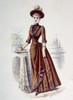 Woman Wearing A Bustle Dress History - Item # VAREVCH4DFASHEC012