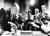 Former Atty. Gen. John Mitchell Surrounded By Photographers At Watergate Hearings. July 10 History - Item # VAREVCCSUB002CS556