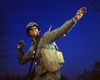 American Soldiers Make Good Grenade Throwers- An Infantryman In Training Demonstrates Grenade Throwing History - Item # VAREVCHCDWOWAEC012