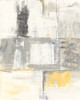 Gray And Yellow Blocks Ii White Poster Print by Mike Schick - Item # VARPDX24296