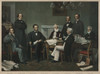 The First Reading Of The Emancipation Proclamation Before The Cabinet History - Item # VAREVCHISL014EC042