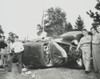 Rioters Overturn And Smash A Car On The Paul Robeson Concert Grounds Near Peekskill History - Item # VAREVCHISL038EC558