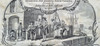 The Tobacco Trade. Merchants Relax While Slave S Load Barrels With Tobacco Bound For Export. Engraved Cartouche From A Map Of The Mid-Atlantic Colonies. Drawn By Joshua Fry & Peter Jefferson In 1751. History - Item # VAREVCHCDLCGBEC119