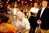 President Bill Clinton Greets An Katrina Evacuee At The Houston Astrodome. Sept 5 History - Item # VAREVCHISL039EC962