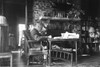 Franklin Roosevelt Working At Warm Springs A Few Days Before His Death. Apr. 1945. His Work Table Was Near The Hearth At The 'Little White House.' Photo Taken By Margaret 'Daisy' Suckley. History - Item # VAREVCHISL035EC519
