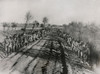 Chinese Civil War 1946-1949. Soldiers Of The Chinese Nationalist Army March Along A Rutted Road In Manchuria. Jan. 29 History - Item # VAREVCHISL038EC722