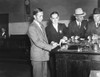 Bruno Hauptmann Fingerprinted After His Arrest For The Possession Of Lindbergh Ransom Money. At Police Headquarters History - Item # VAREVCCSUB001CS441
