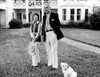 Lady Bird And Lyndon Johnson With Their Dog History - Item # VAREVCPBDLYJOCS019