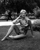 Mandy Rice-Davies Modeling A Rosette-Antron Swimsuit By Gottex History - Item # VAREVCPBDMARIEC003