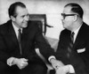 1969 Us Presidency. President Richard Nixon Meeting With Israeli Foreign Minister Abba Eban History - Item # VAREVCPBDRINIEC037