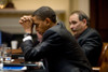 President And Senior Advisor David Axelrod Listen During A Climate Change Meeting In The White House. History - Item # VAREVCHISL027EC129