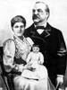 President Grover Cleveland With Wife And Daughter History - Item # VAREVCPBDGRCLCS001