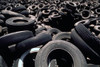 Dump Of Discarded Automobile Tires That Are To Be Burned Creating A Pollution Smoke Hazard. Ca. 1973-75. History - Item # VAREVCHISL031EC192