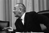 President Lyndon Johnson Speaking In A Cabinet Meeting On Vietnam. July 27 History - Item # VAREVCHISL033EC106