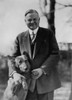 President Herbert Hoover With His Belgian Shepherd History - Item # VAREVCHISL041EC038