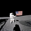 Apollo 14 Astronaut Alan B. Shepard Stands By The Us Flag On The Lunar Fra Mauro Highlands. 10 Years Earlier History - Item # VAREVCHISL034EC078