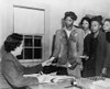 African American Women Presenting Papers To A Wac History - Item # VAREVCHISL033EC722