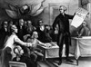 John Hancock Signs The Declaration Of Independence History - Item # VAREVCHBDDEOFCS002