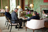 President Barack Obama And Michelle With The Prince Of Wales And The Duchess Of Cornwall. With Them Are U.S. Ambassador Louis Susman And Mrs. Margaret Susman At Winfield House In London History - Item # VAREVCHISL039EC745
