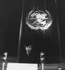 Eleanor Roosevelt Speaking Before United Nations In Central Hall History - Item # VAREVCHISL038EC513
