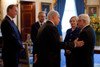 Palestinian-Israeli Talks At The White House. Sept. 1 2010. L To R James Jones Tony Blair Benjamin Netanyahu Hillary Clinton Mahmoud Abbas. History - Item # VAREVCHISL026EC257