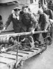 A British Sailor Assisting A Wounded Tommy Followed By French Troops. They Are Arriving Safely In England From The Beaches Of Dunkirk. World War 2. May 26-June 4 History - Item # VAREVCHISL037EC532