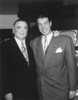 Fbi Director J. Edgar Hoover With Retired Yankee Ball Player History - Item # VAREVCHISL037EC547
