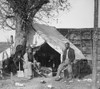 Contrabands' Of The Union Army During The Civil War Sitting In Front Of A Tent History - Item # VAREVCHISL009EC220