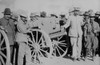 Francisco Villa Stands With Officiers And Artillery During The Mexican Revolution History - Item # VAREVCHISL043EC419