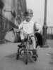 Youngster Rides His Tricycle On The Sidewalks Of New York City History - Item # VAREVCHISL043EC044