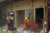 Rescue Workers Enter The American Express Tower History - Item # VAREVCHISL040EC067