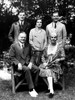 Herbert Hoover With His Wife And Family On The Grounds Of His Home. Back Row Herbert Hoover Jr History - Item # VAREVCPBDHEHOCS011