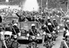 President Richard Nixon And President Nicolae Ceausescu Wave To Huge History - Item # VAREVCCSUA000CS602