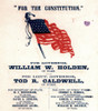 Election Ticket For William W. Holden History - Item # VAREVCHCDLCGBEC098