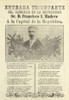 Broadside Extols The Virtues Of The Mexican President. Under A Portrait Of Francisco Madero History - Item # VAREVCHISL043EC409