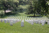 Flags At Gravesites In Arlington National Cemetery For Memorial Day Observance. Ca. 2008. History - Item # VAREVCHISL027EC262
