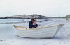 President John Kennedy And John Jr. Play In A Beached Rowboat At Newport History - Item # VAREVCHCDARNAEC117