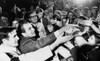 Nixon Presidency. Us President Richard Nixon At A Campaign Stop. Left Senatorial Candidate John Chafee. Right History - Item # VAREVCPBDRINIEC105