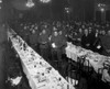 Passover Sedar Dinner Given By Jewish Welfare Board To American Service Men. The Men Stand As They Sing The 'The Star Spangled Banner.' World War I. Paris History - Item # VAREVCHISL034EC527