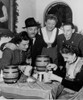 Beer-Bavarian Beer Lovers At Local Beer Cellar. 33054 - Cpl ArchivesEverett Collection History - Item # VAREVCHBDBEERCL002