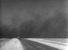 Heavy Black Clouds Of Dust Rising Over The Texas Panhandle. March 1936 Photo By Arthur Rothstein. History - Item # VAREVCHISL032EC276