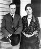 President Calvin Coolidge And First Lady Grace Coolidge At His Father'S Farm House In Plymouth History - Item # VAREVCHBDCACOCS015